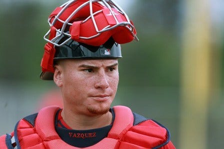 christian vazquez catchers gear