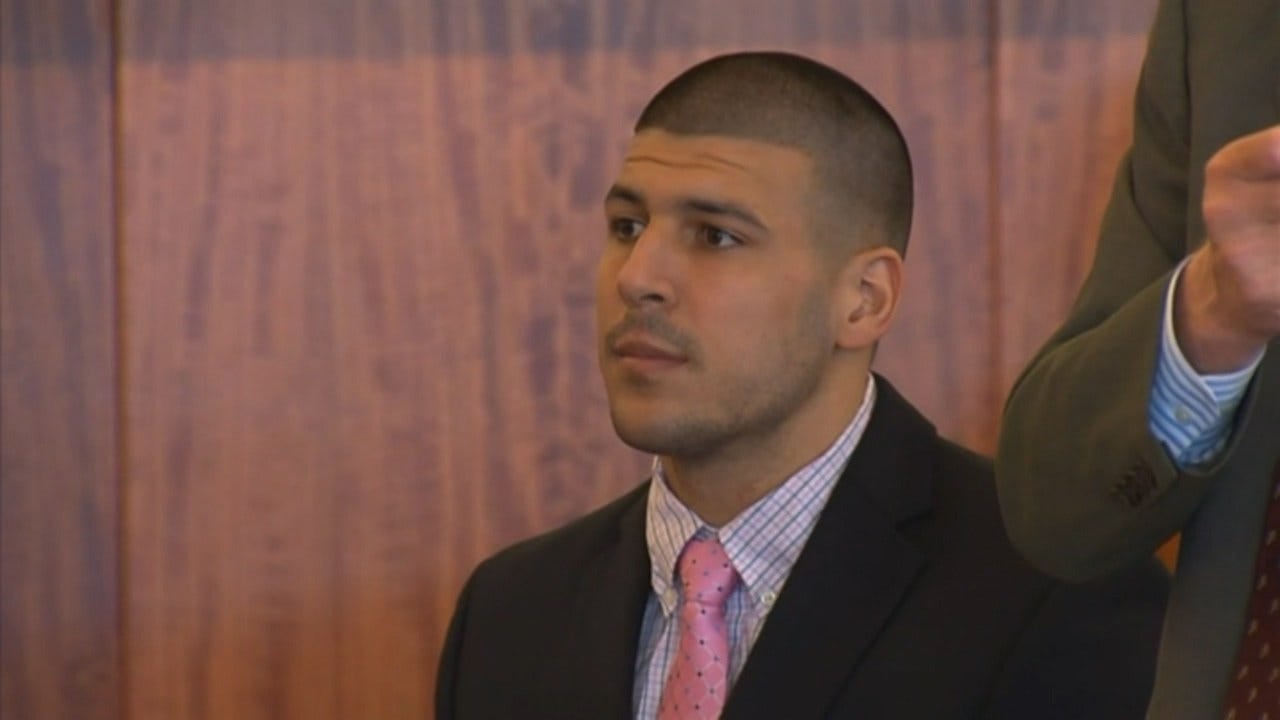 Aaron Hernandez Won't Attend Florida Shooting Lawsuit Trial