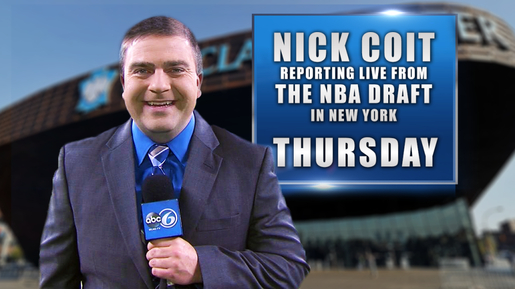 Watch Nick Coit report live from NBA Draft