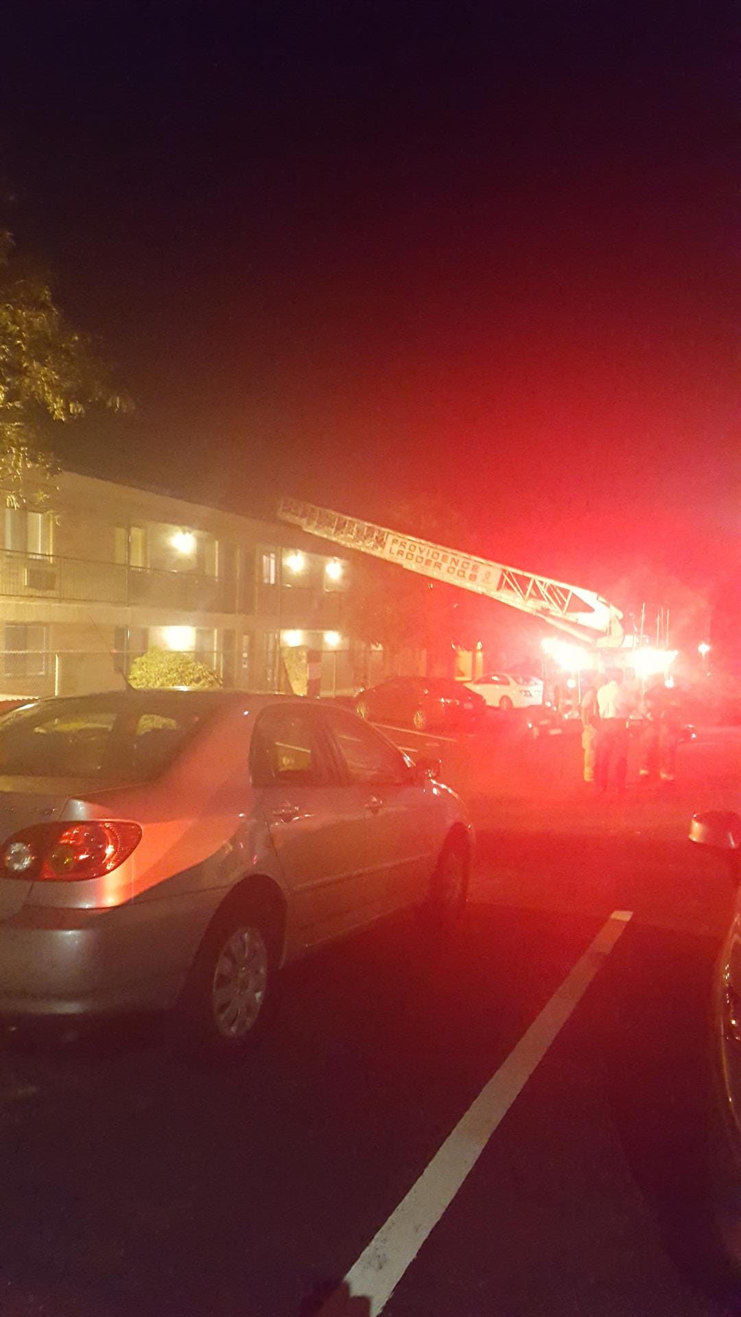 Fire forces evacuation of Providence apartment complex