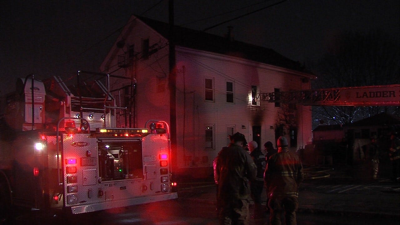 5 displaced after fire in Providence home