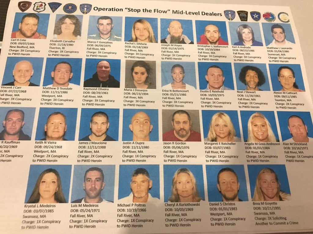 Providence Police Arrest Dozens In Drug Trafficking Ring Bust