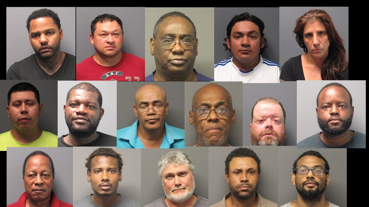 Sixteen arrested during prostitution sting in Central Falls, Paw