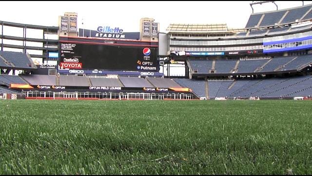 Patriots replacing field turf after one regular-season game