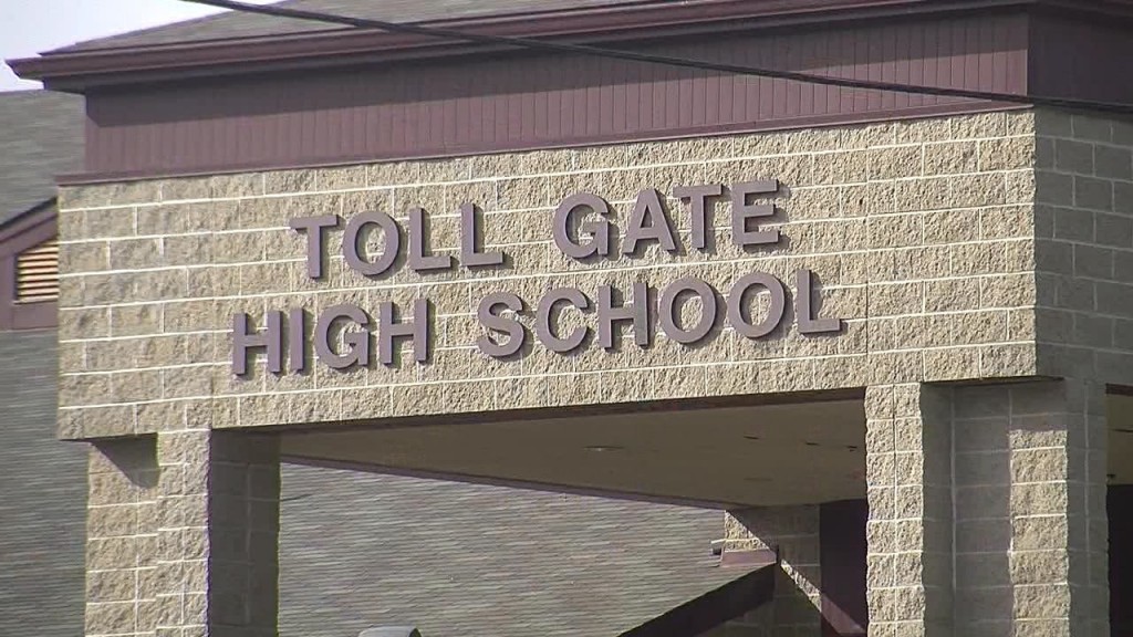 Toll Gate High School closed today due to pipes burst