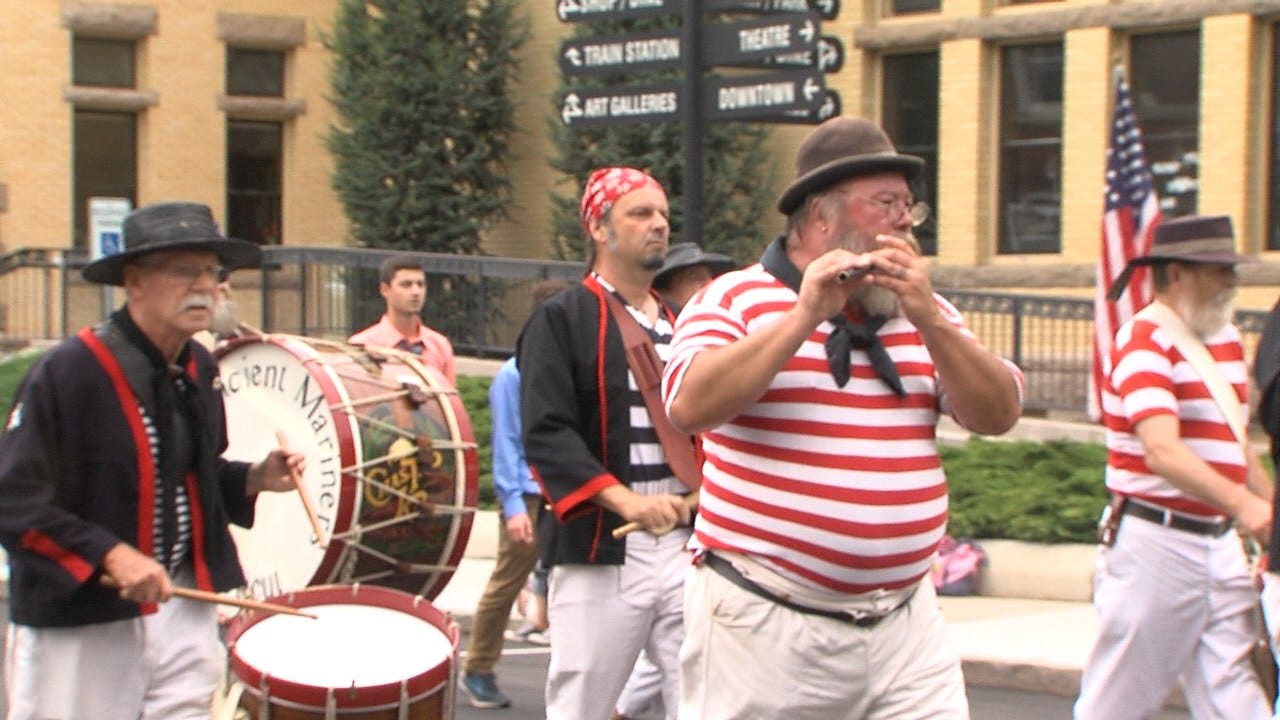 Hundreds line streets for Westerly's Columbus Day Parade