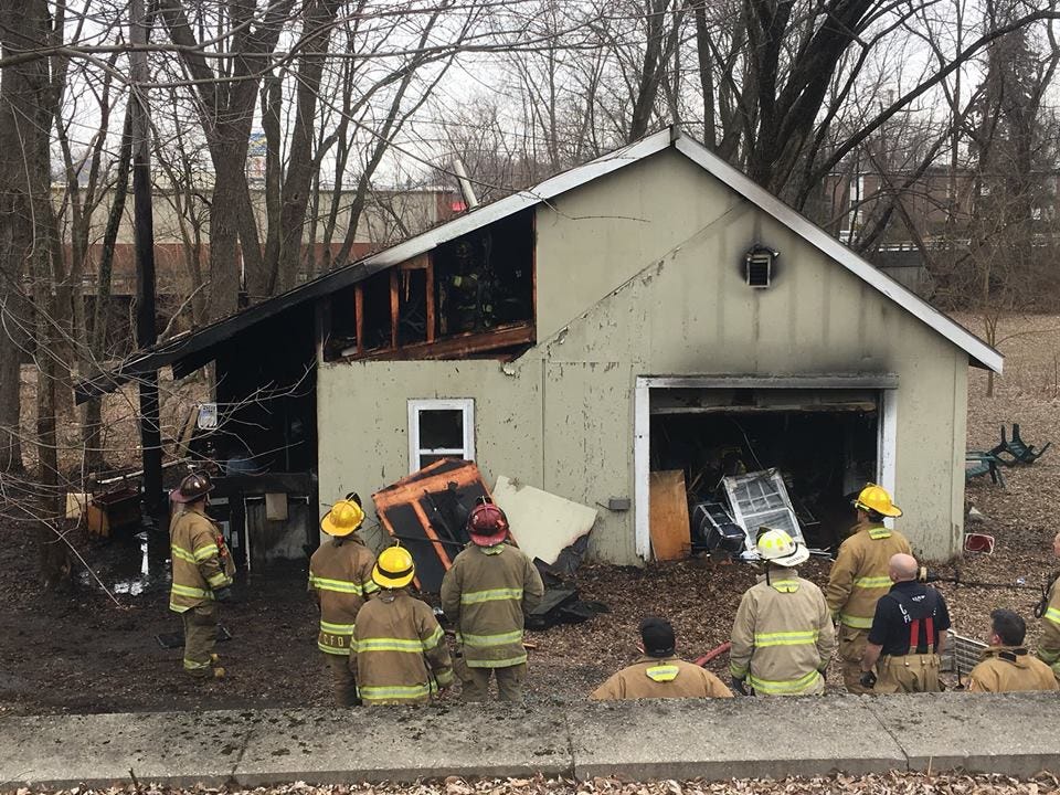 Cranston Apartment Garage Catches Fire: Burns Everything Inside