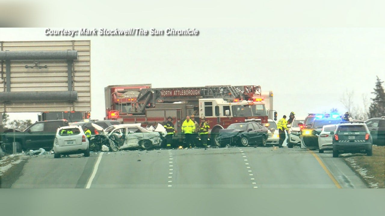 8 car Attleboro crash leave 1 in critical condition