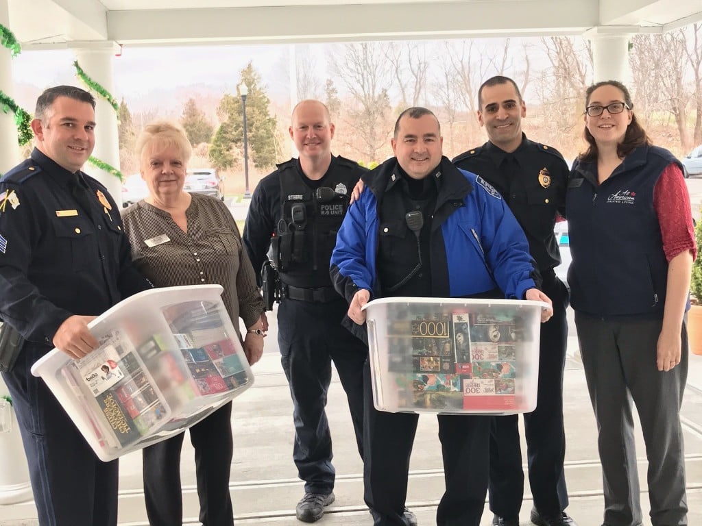 Warwick Police officers donate board games to nursing homes | ABC6
