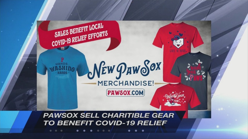 NEW PAWSOX T-SHIRTS TO BENEFIT COVID-19 RELIEF EFFORT