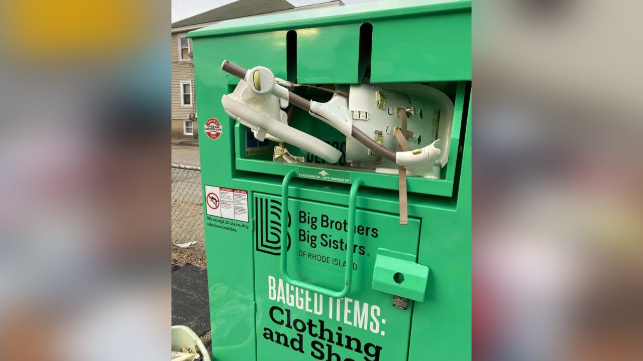 Big Brothers Big Sisters Donation Bins Stuffed With Trash ABC6