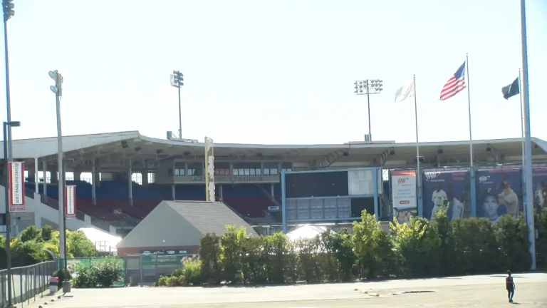 'Drive-Thru' Food Bank At McCoy Stadium | ABC6