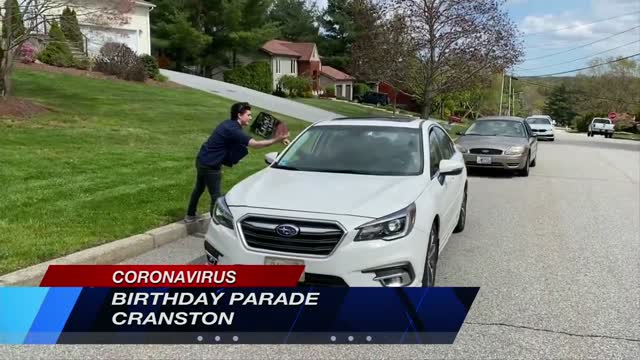 Surprise Car Parade Held For Cranston Teen's 18th Birthday