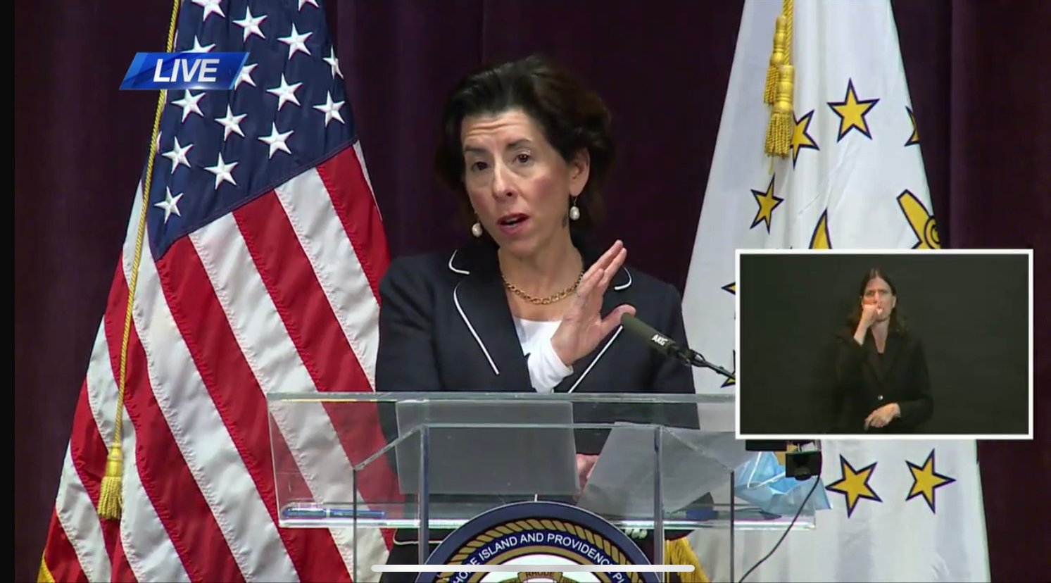 Raimondo says Phase 2 in reopening state's economy 