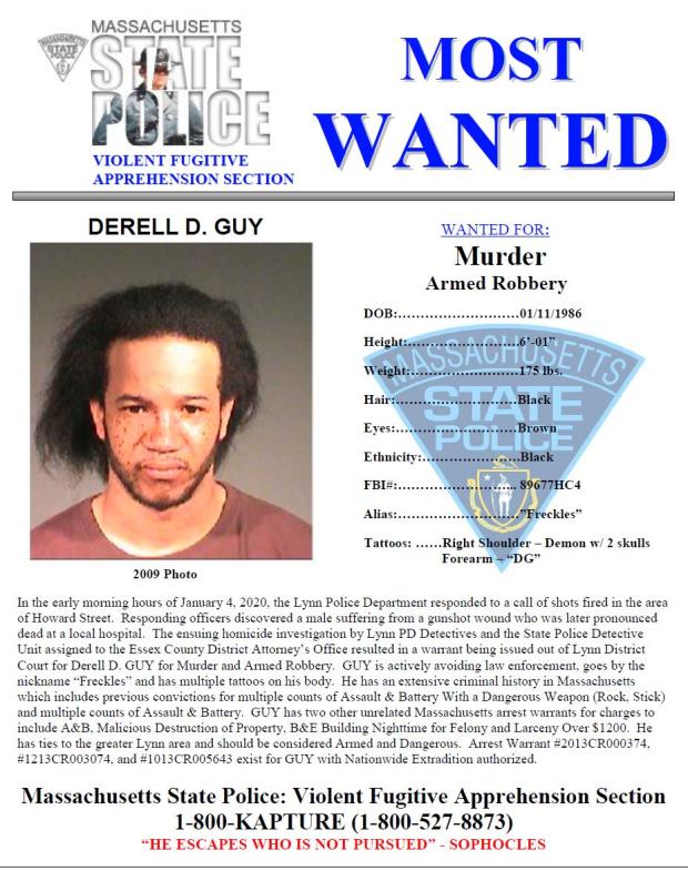 Derell D. Guy Most Wanted