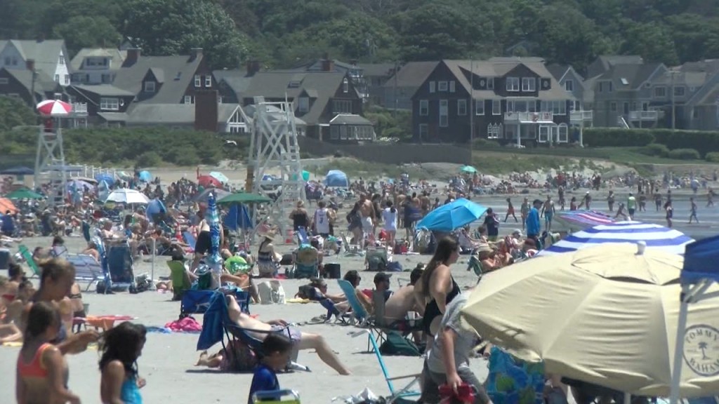 Overcrowded Beach