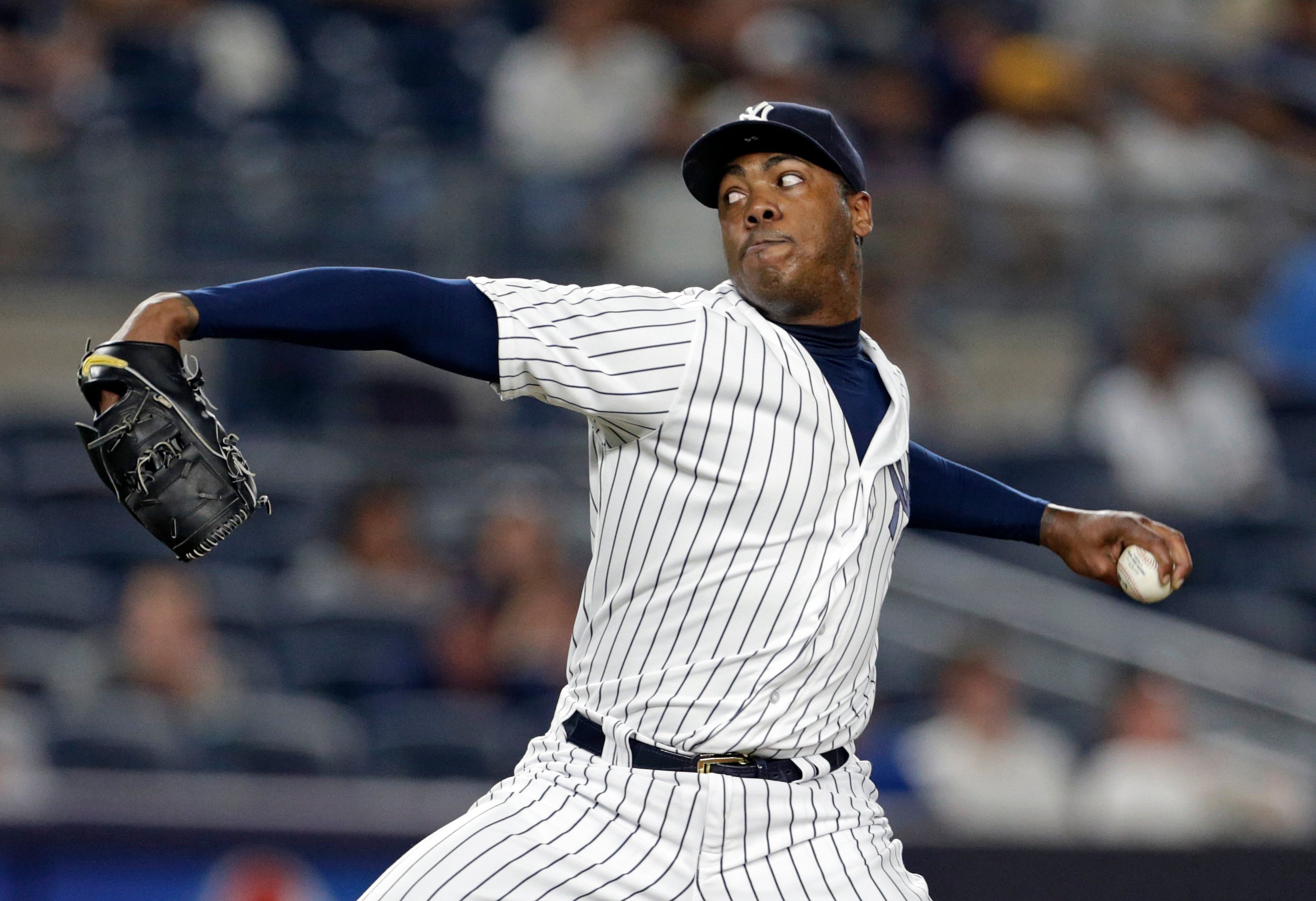 Yankees closer Chapman tests positive for coronavirus; Astros cancel  practice