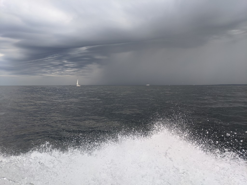 Storm Off Point Judith Kelly Johnston