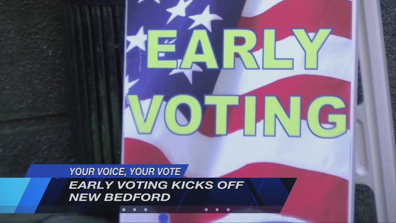 Hundreds of voters show up for first early voting weekend in New