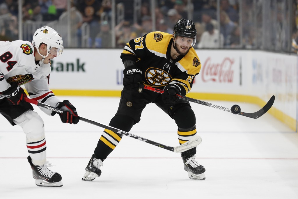 Blackhawks Bruins Hockey