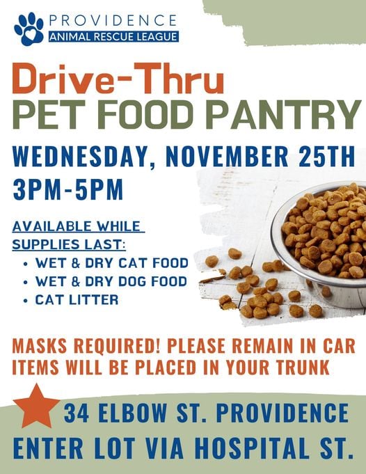 Providence Animal Rescue League holds drive-thru pet food pantry | ABC6