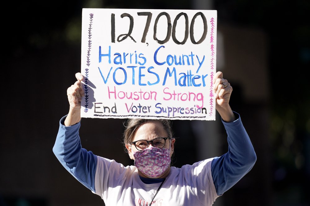 Houston Texas Voting Protest