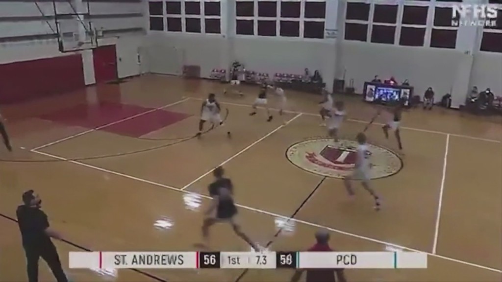Liggins Hits Half Court Buzzer Beater To Lift St. Andrew's Over Pcd Tuesday