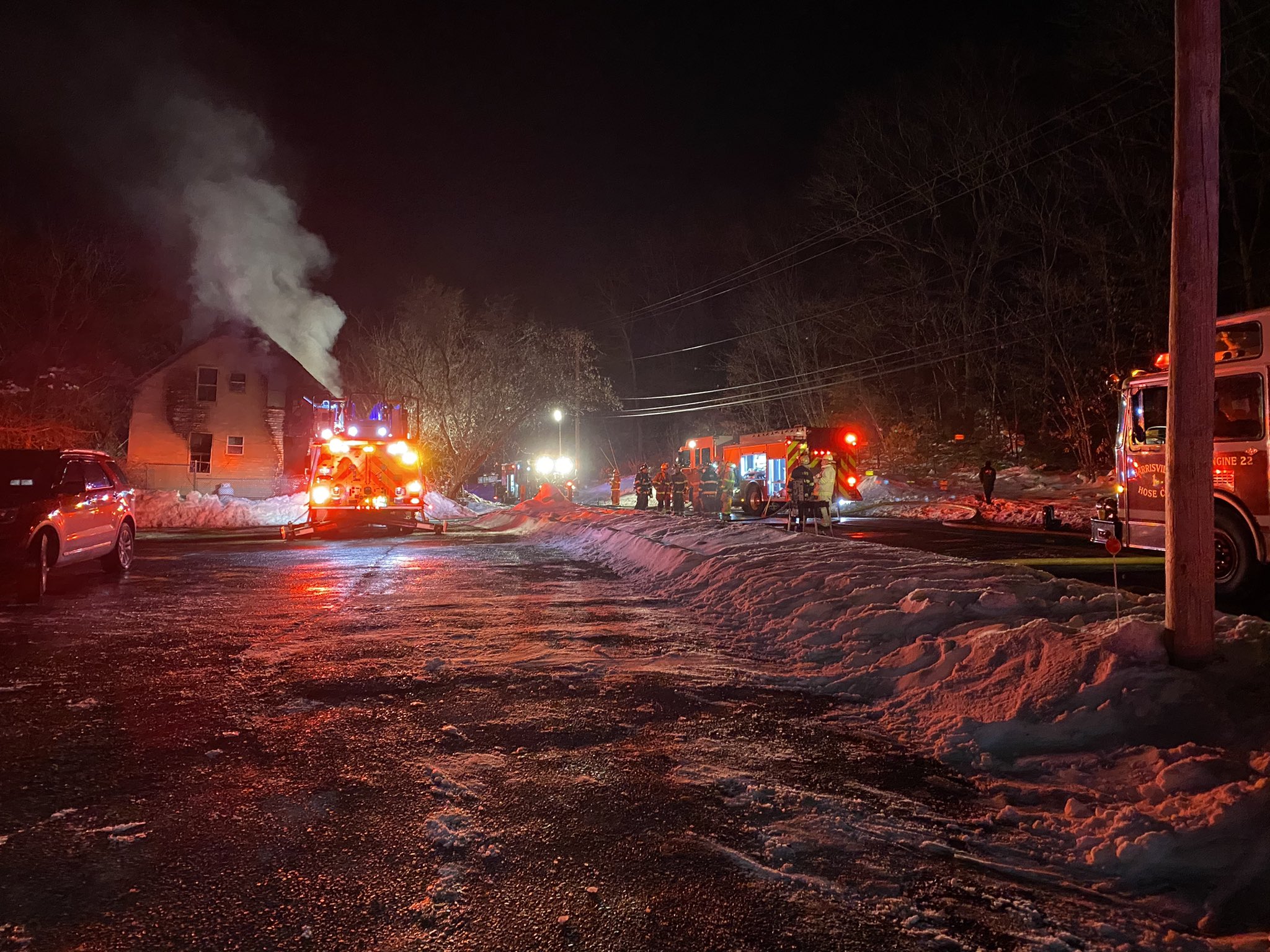 Crews work to extinguish North Smithfield house fire ABC6