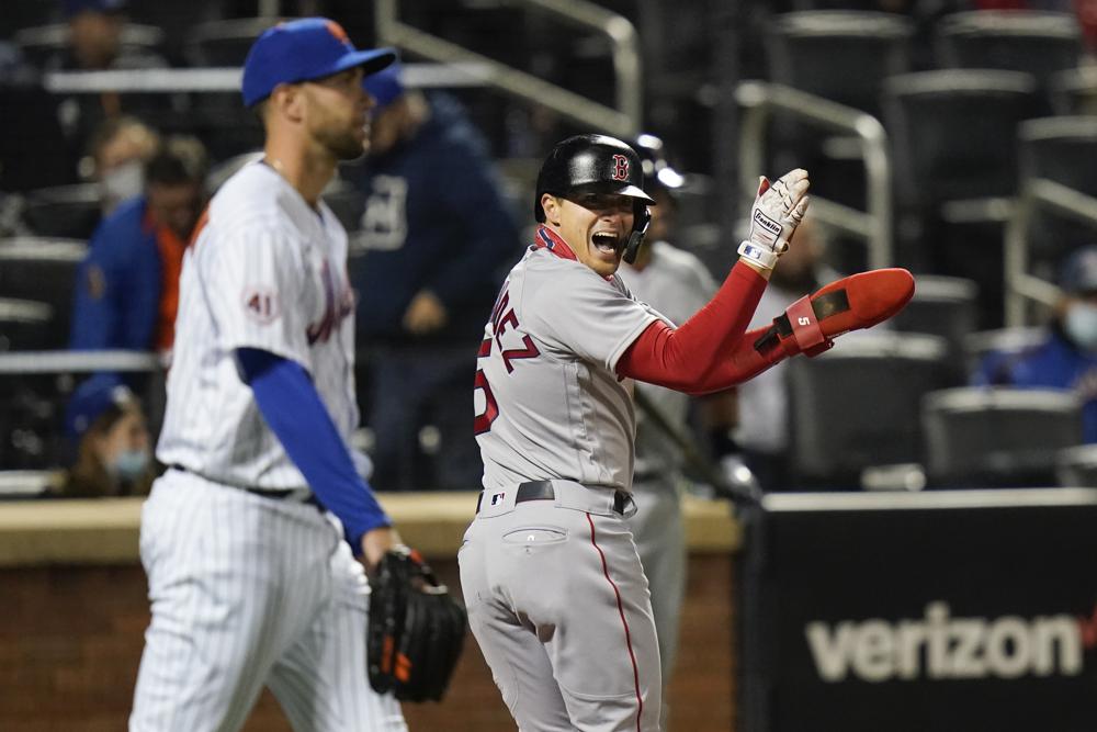 Garrett Richards Bobby Dalbec Red Sox edge Mets 2-1