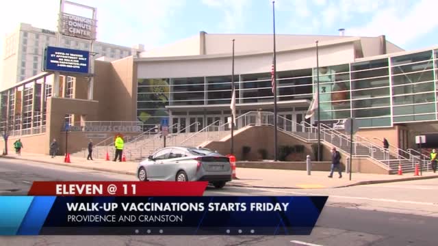 Walk Up Vaccinations Being Offered