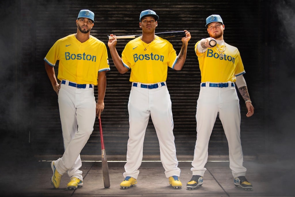 Boston Red Sox Nike City Connect Uniform Player Portrait