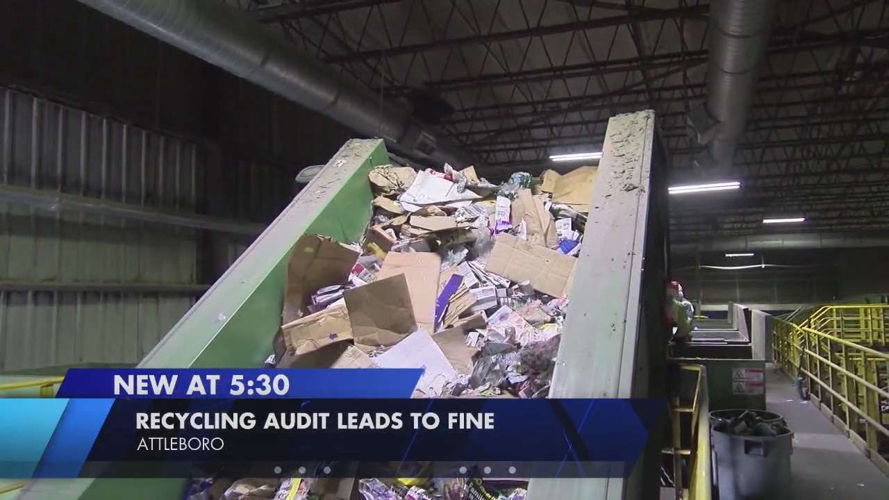 Waste Management fining Attleboro for excessive non-recyclables in
