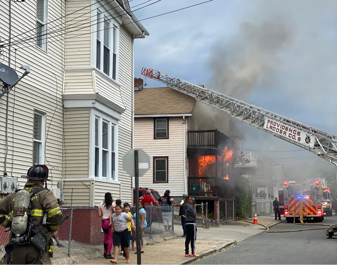 Crews battle Providence house fire ABC6
