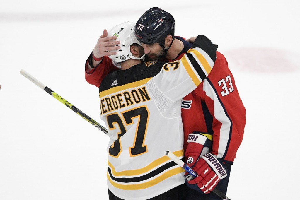 Patrice Bergeron Zdeno Chara