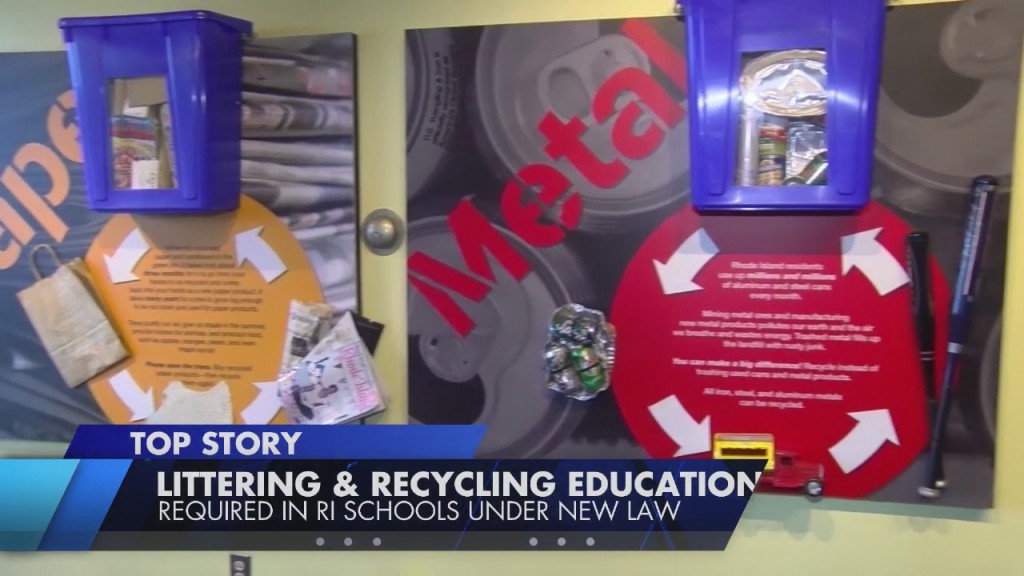 Gov. Mckee Signs Bill Into Law Requiring Litter Prevention & Recycling Awareness Education In Ri Schools