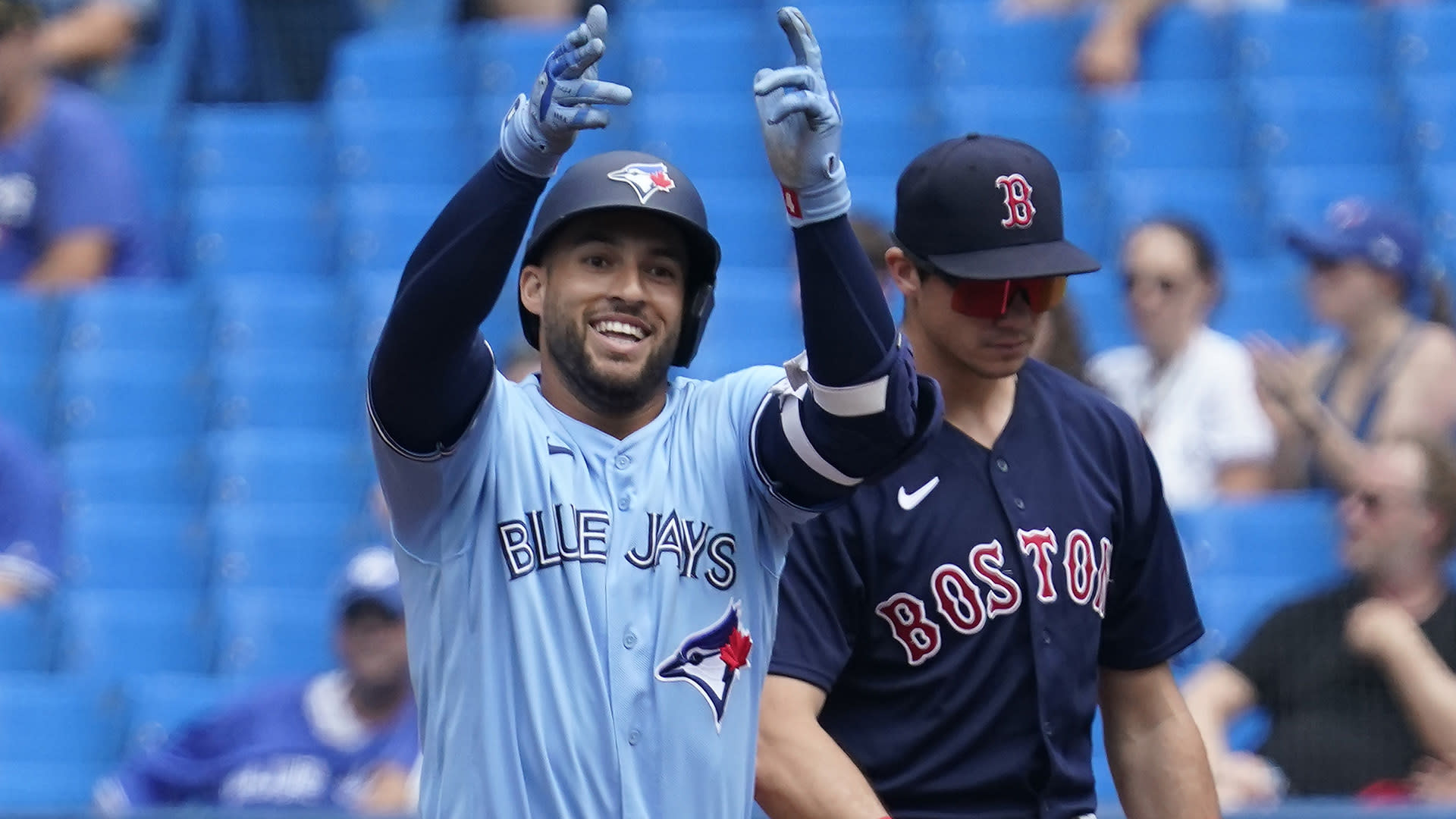 Blue Jays reinstate Springer from paternity list 