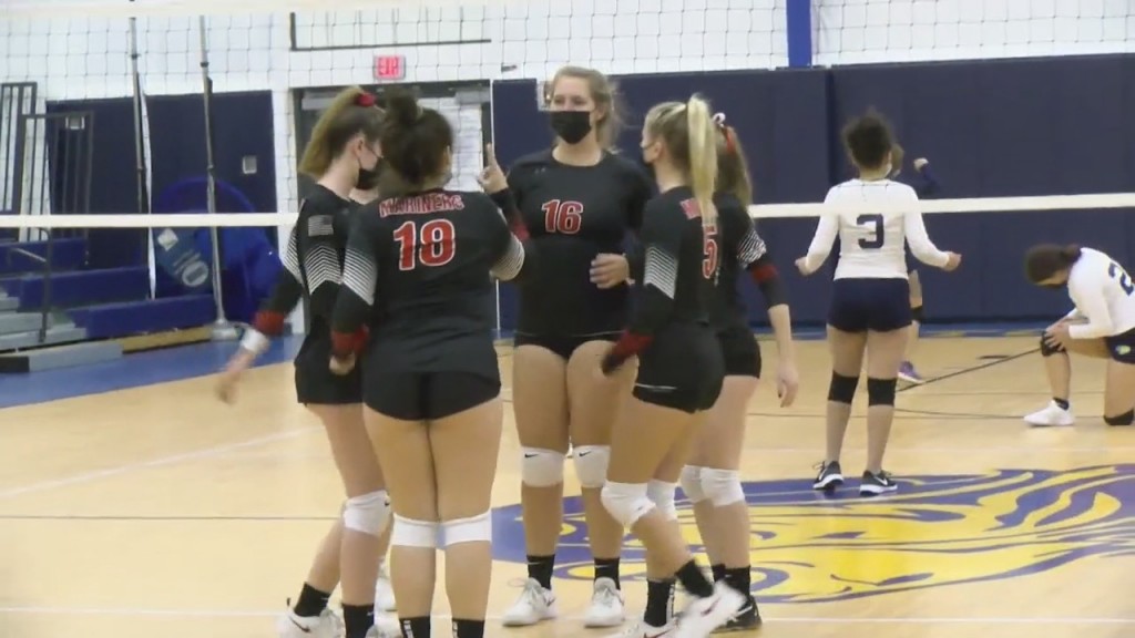 Narragansett Girls Volleyball Sweeps Blackstone Valley Prep Wednesday