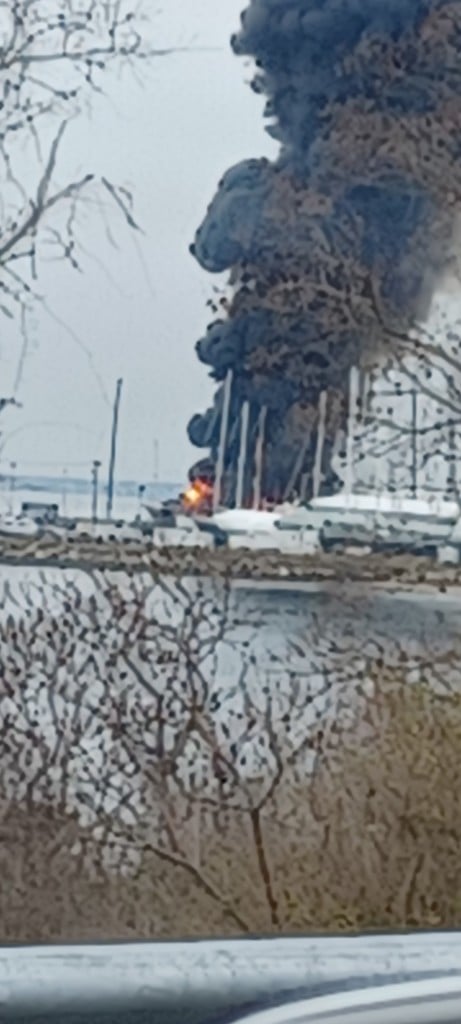 Portsmouth Boat Fire