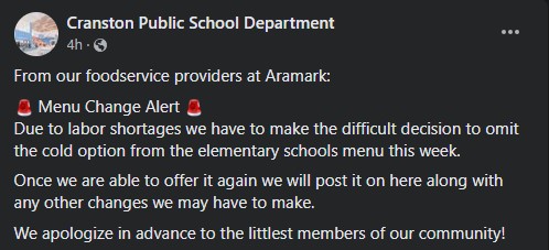 Cps Lunch Announcement