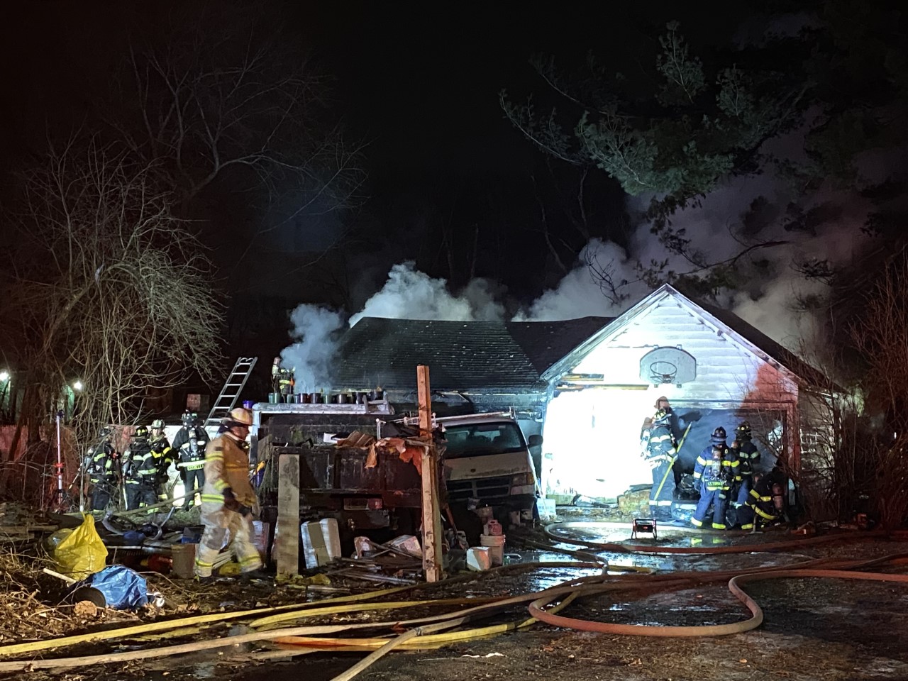 Garage fire in Smithfield requires multiple fire crew response ABC6