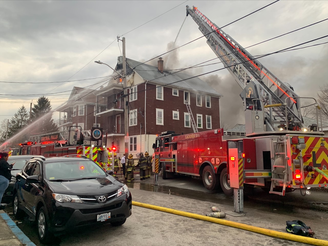 Dozen displaced after fire attacks multi-family home in Central Falls ...