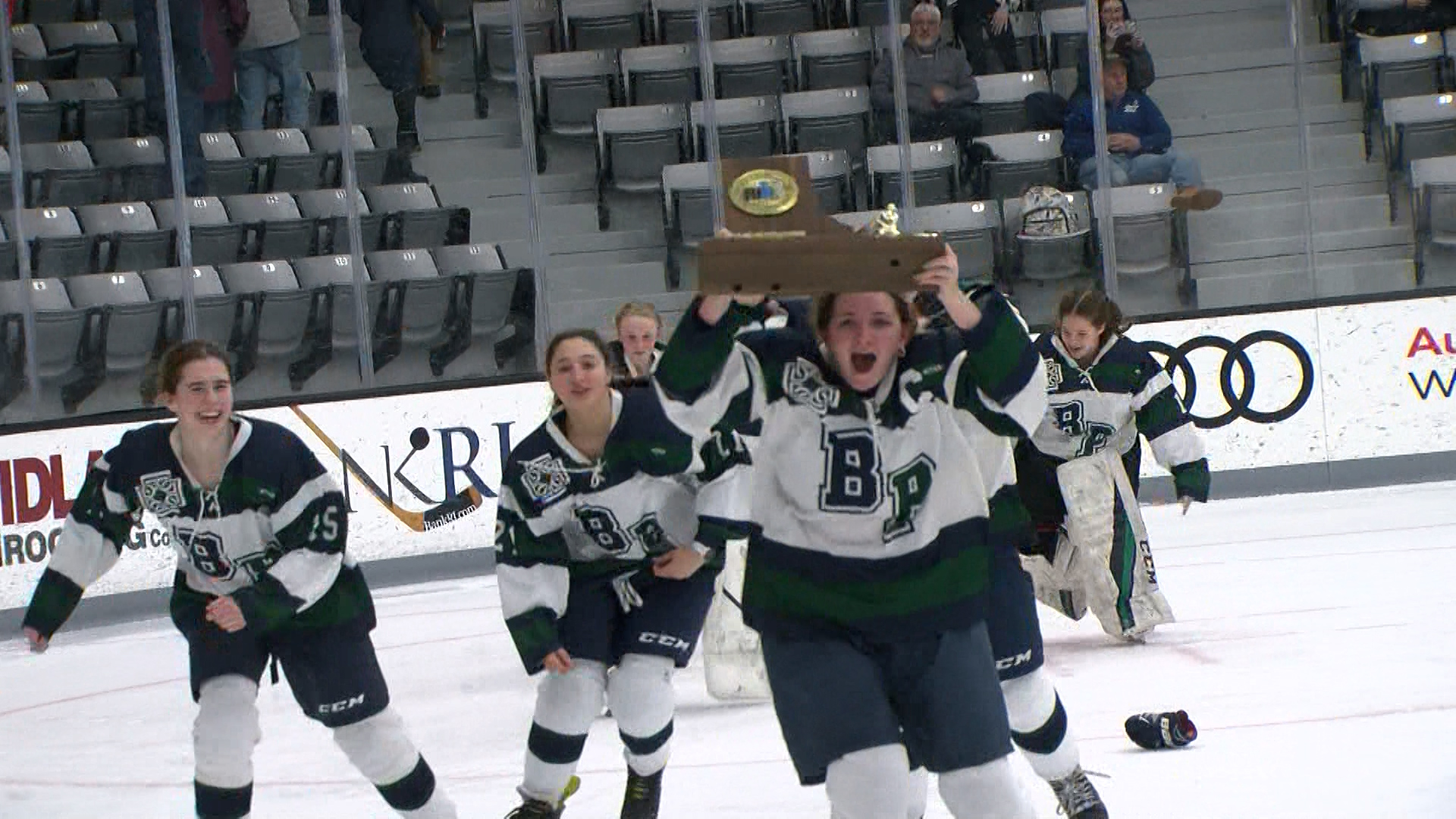 Burrillville/Ponaganset/Bay View Shocks La Salle, Completes Sweep For Division I Girls Hockey Crown | ABC6