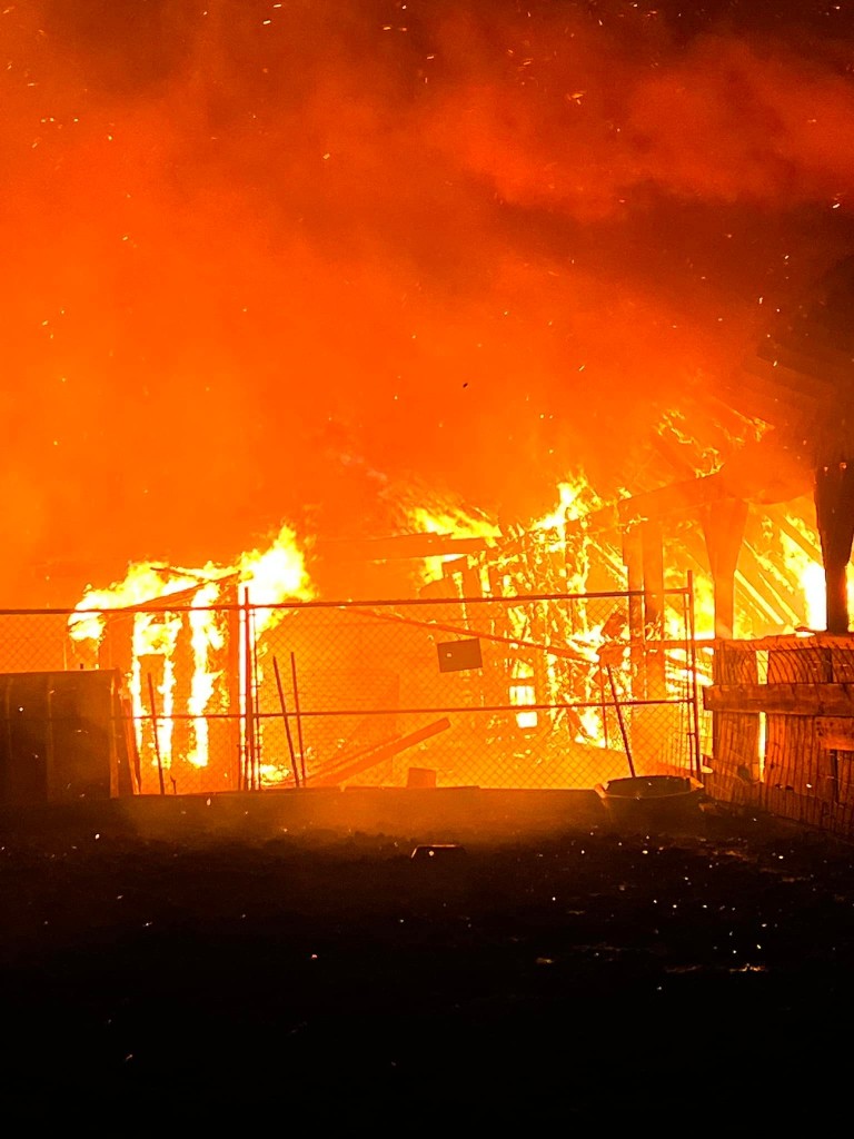 Warren Barn Fire