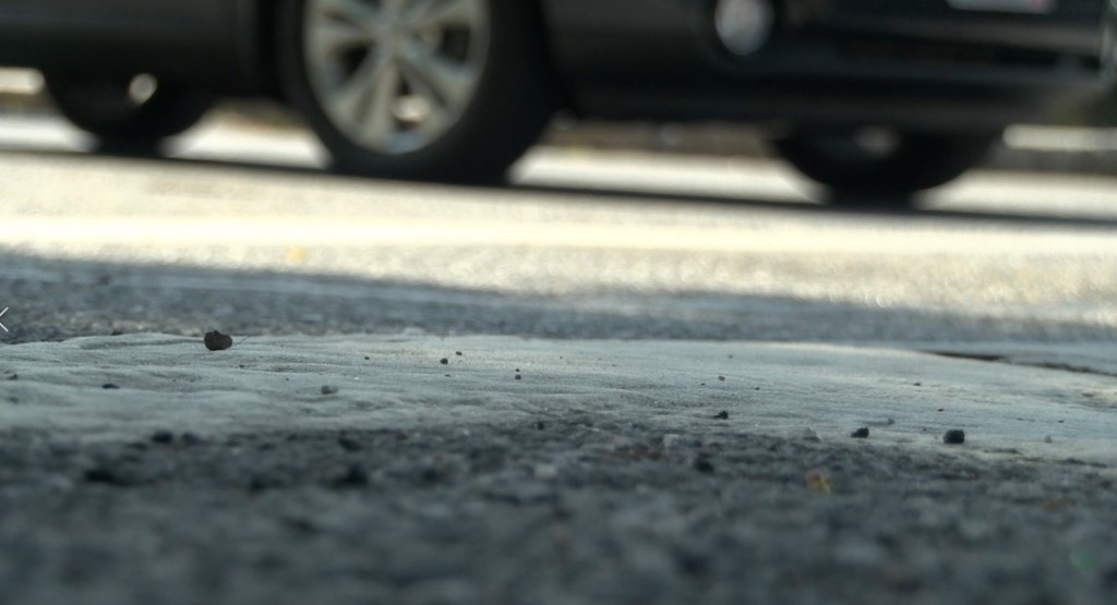 Car on road