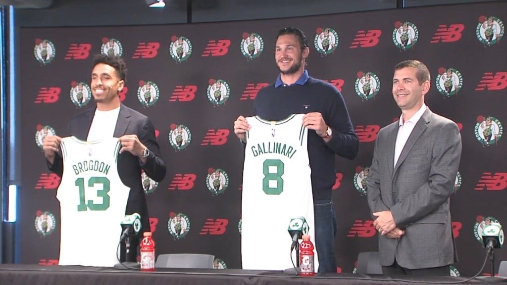Celtics Introduce New Additions Brogdon & Gallinari