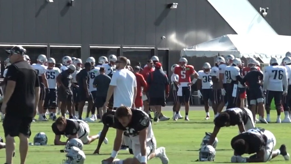 Patriots Offense Struggles Early, Finishes Strong In Joint Practice With Raiders Tuesday
