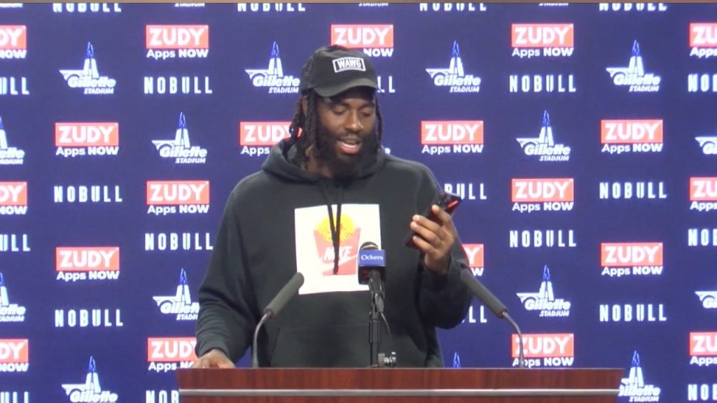 Judon Facetimes Mom During Press Conference Wednesday