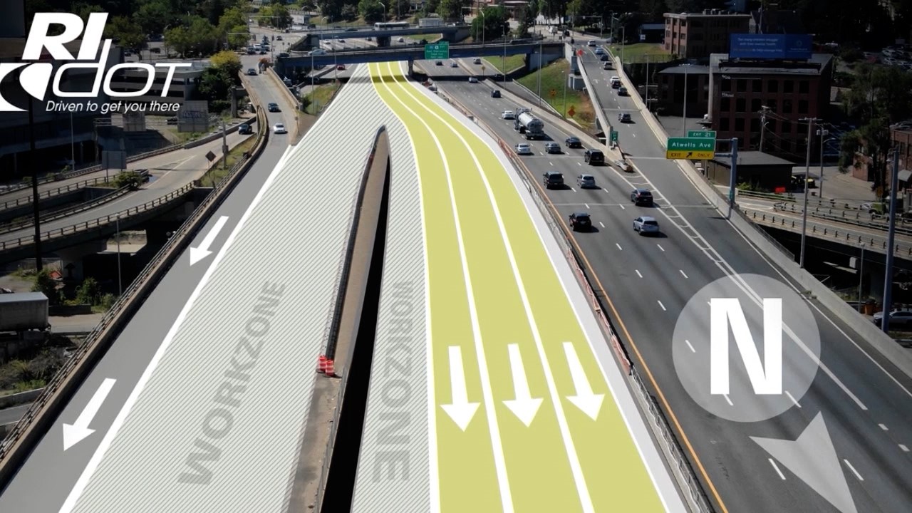 Interstate 95 Lanes Shift Onto Providence Viaduct | ABC6