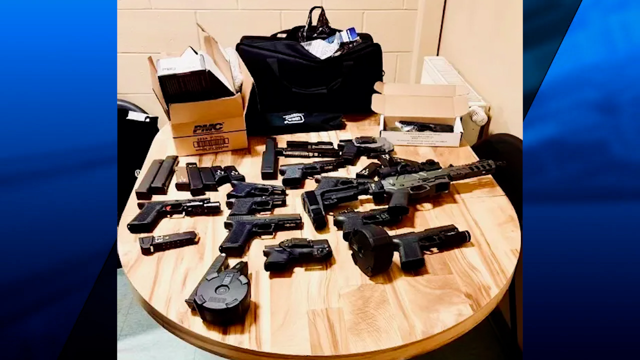 Massachusetts State Police seize 8 handguns, 23 high-capacity magazines during traffic stop | ABC6