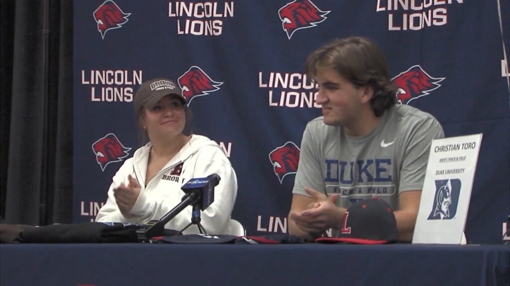 Two Lincoln Track & Field Standouts Sign Nli Tuesday